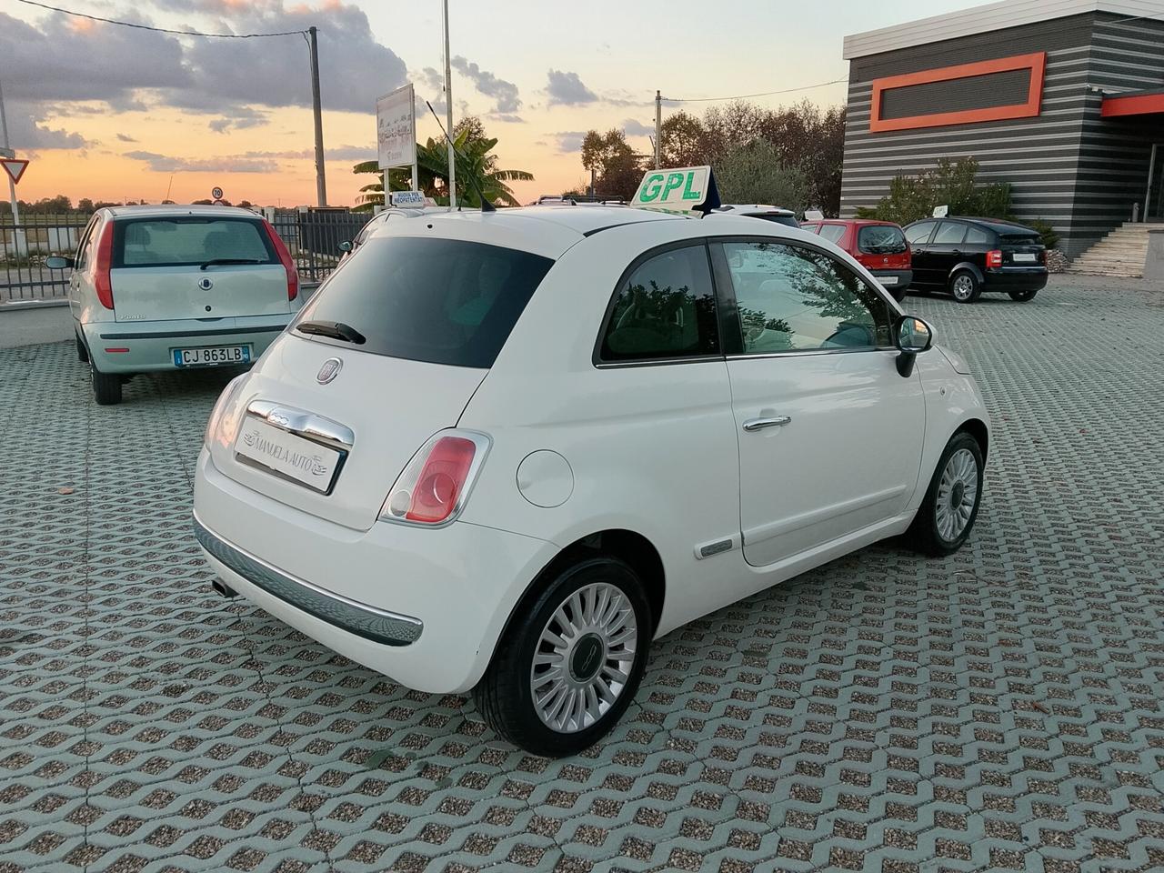 Fiat 500 1.2~GPL~NEOPAT~140.000~2012