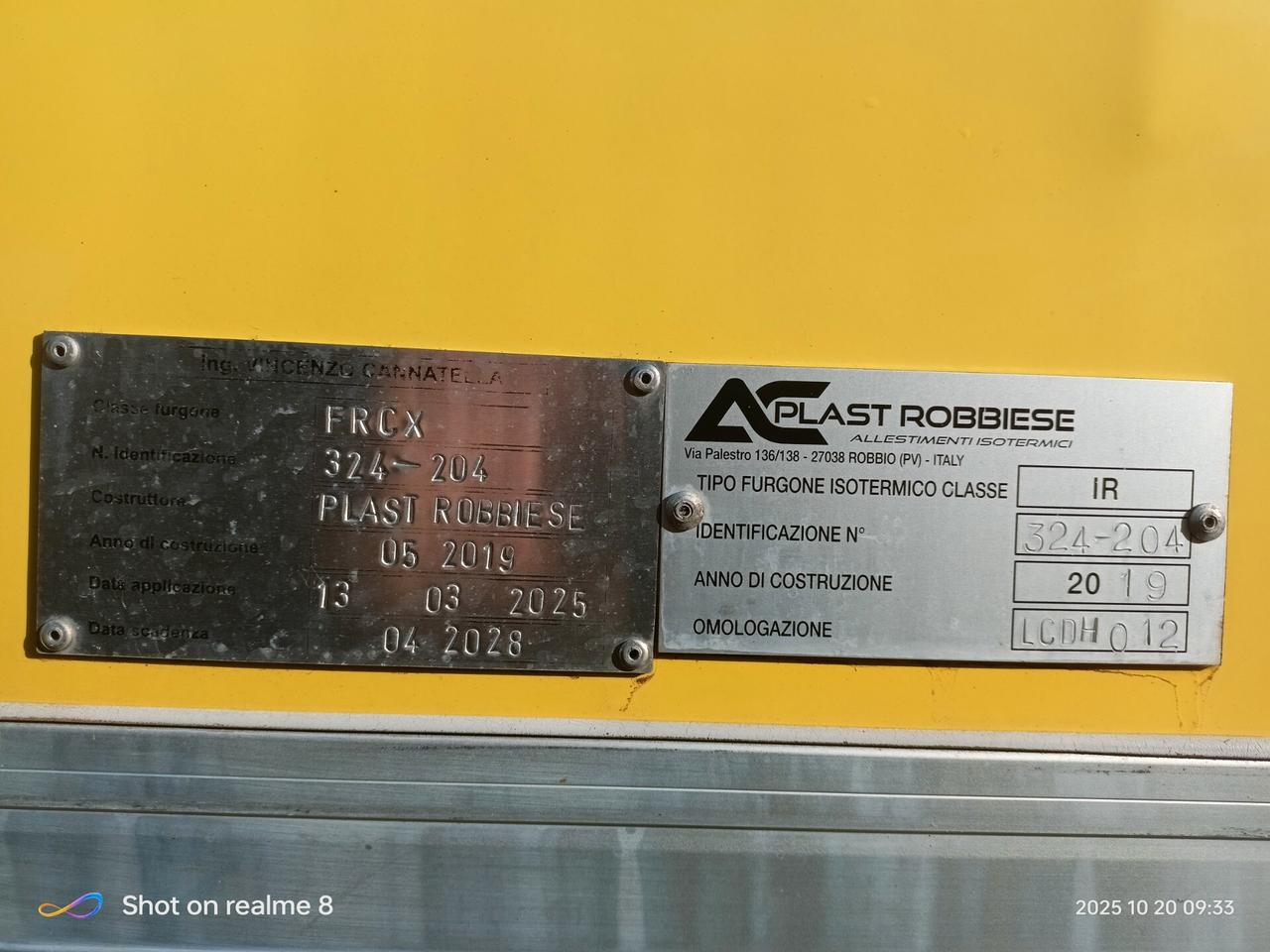 Iveco Daily 60C18D BTor 3.0 HPT PLM-DC-RG Cabinato