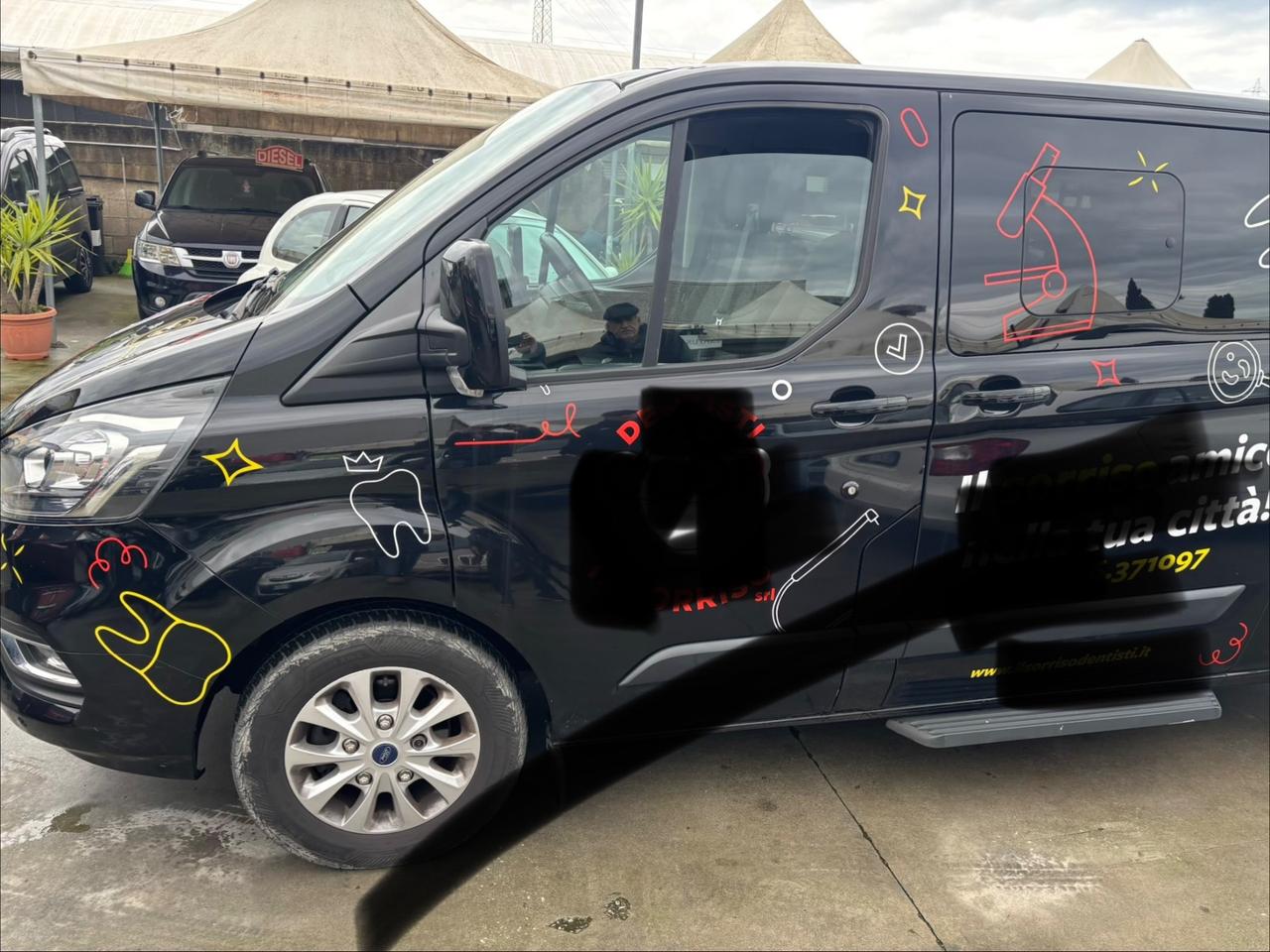 Ford Transit Connect 2.0 Furgone cambio automatico 9 posti pedana elettrica per ehndicap