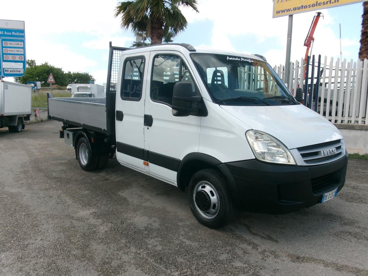 Iveco Daily 35C15 3000 150CV 200000 KM DOPPIA CABINA 7P RIBALTABILE TRILATERALE