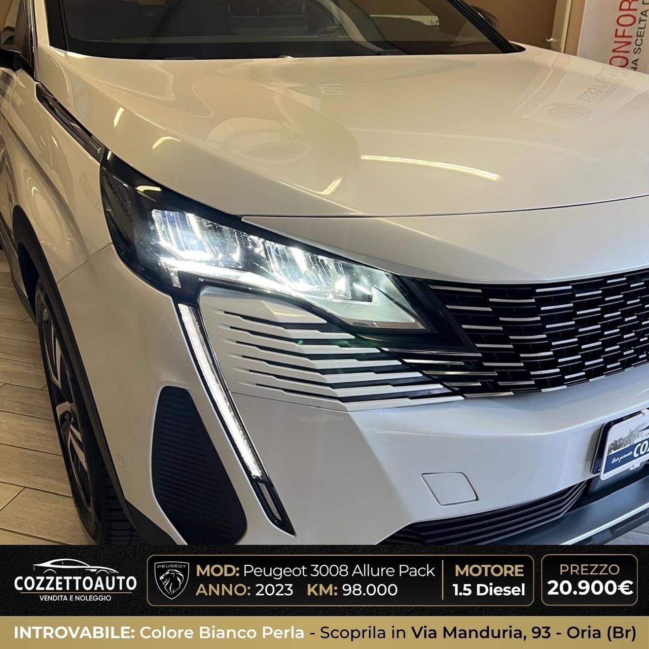 Peugeot 3008 Bianco Perla EAT8 Allure Pack