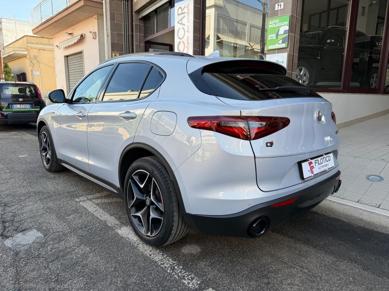 ALFA ROMEO Stelvio 2.2 T.diesel 190CV AT8 Q4 Sprint MY 2021 - GANCIO DI TRAINO ELETTRICO-PELLE