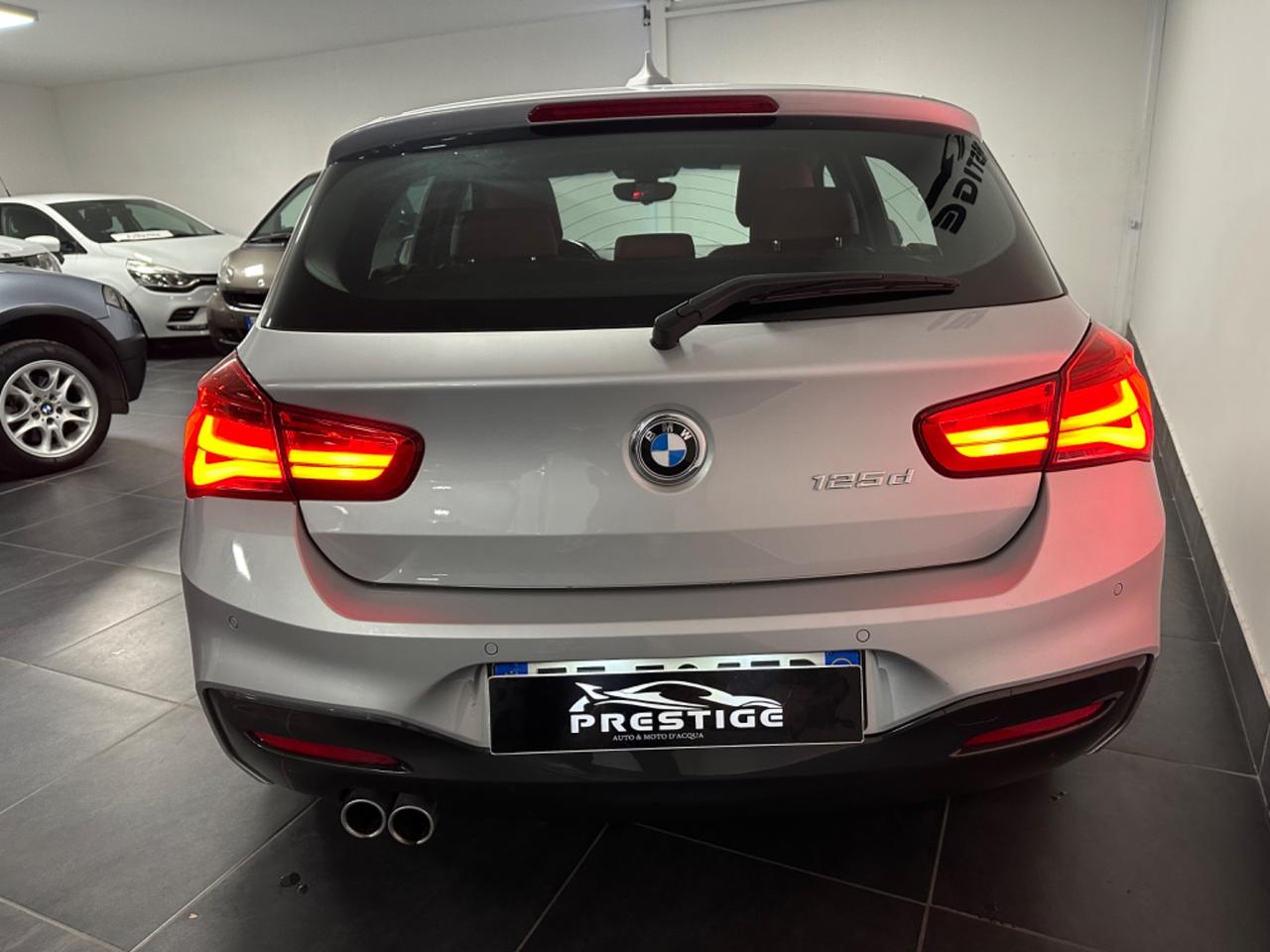 BMW 125D M-SPORT 224CV AUTOMATICA PELLE ROSSA FULL