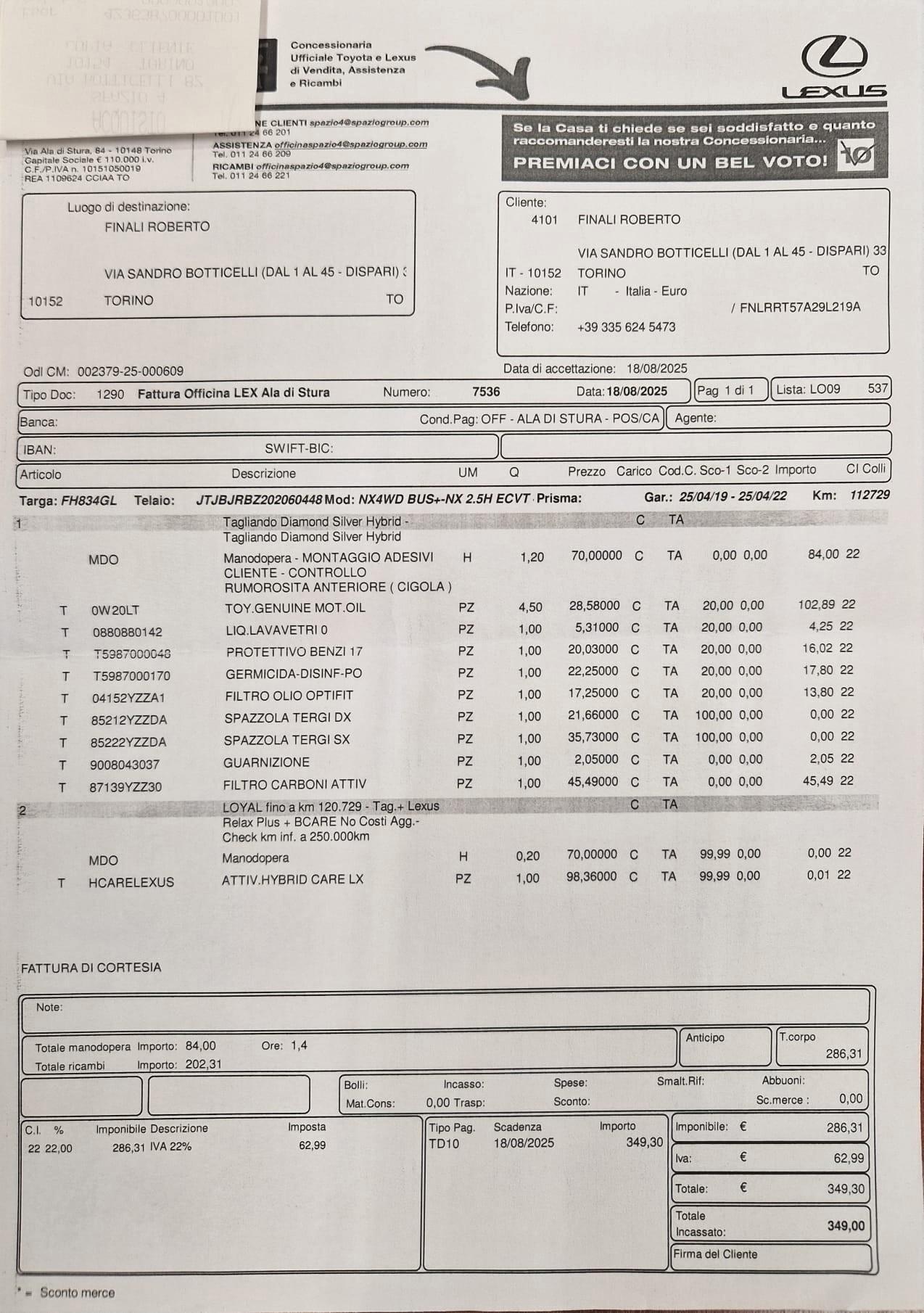 Lexus NX 300 hybrid 2.5 155CV AUTOMATICA, Telecamera, Sensori