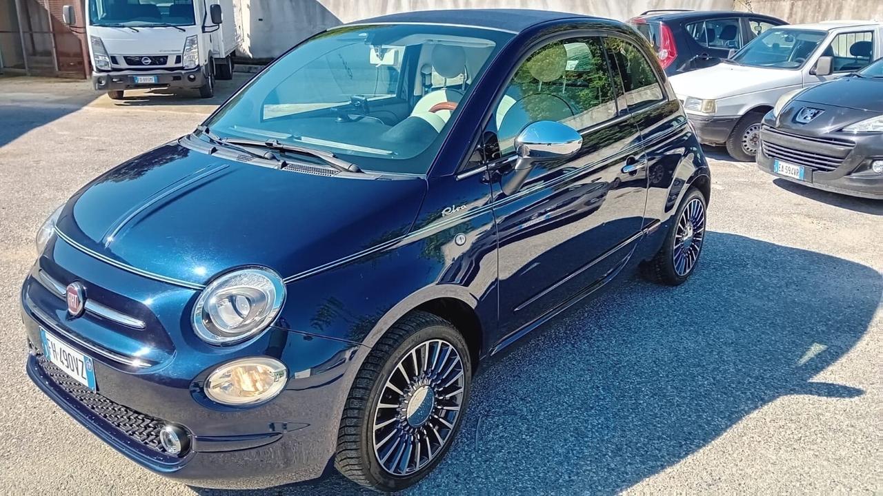 Fiat 500 cabrio “riva” 1.2 benz.-full opt-11/2016