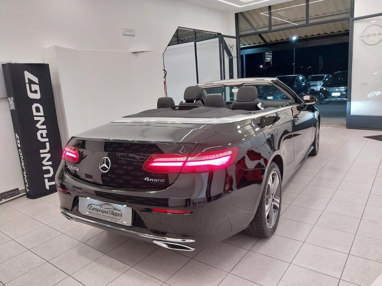 Mercedes E 220d 4Matic Cabrio KM40.000 2018