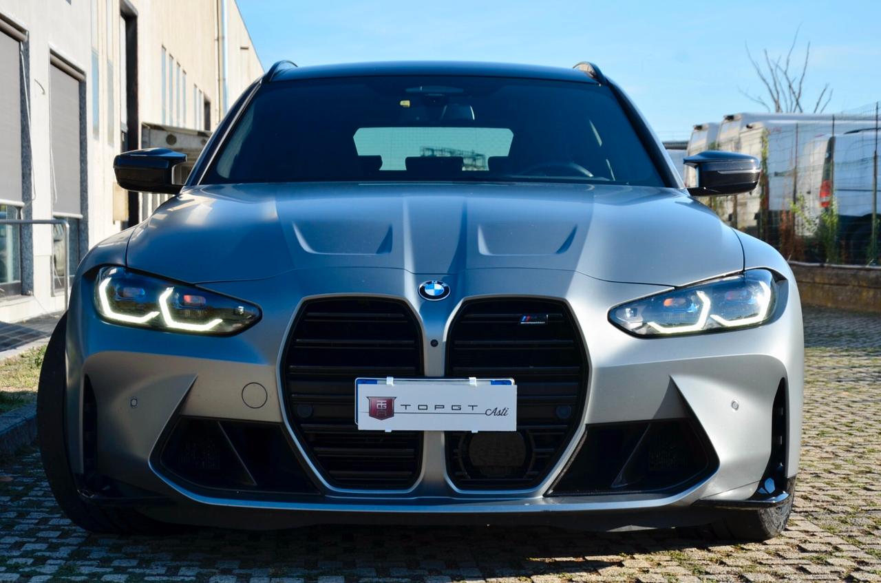 BMW M3 TOURING 3.0 COMPETITION M XDRIVE 510cv AUTO, UNICOPROPRIETARIO, UFF ITALIANA, CARBOCERAMICA, SEDILI A GUSCIO CARBONIO, FARI LASER, HARMAN&KARDON