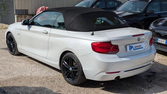 BMW 218 218d Cabrio Advantage 150cv DRIVE MODE NAVIGATORE