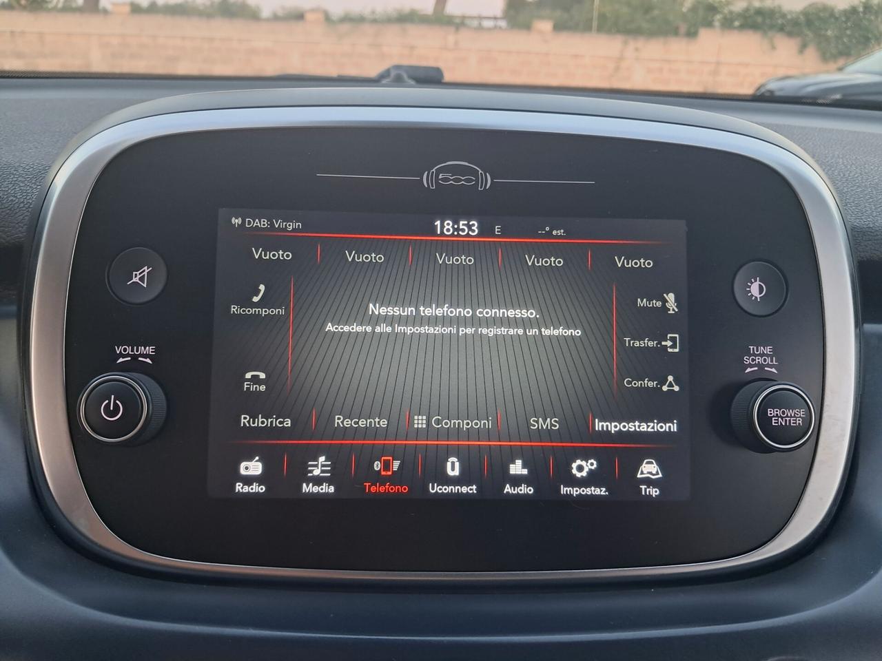 Fiat 500X 1.3-Mtj 95CV- CLIMA*CRUISE*LED