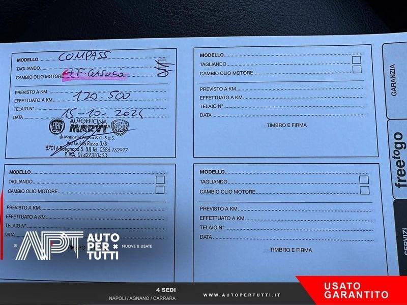 Jeep Compass Compass 2.0 mjt Limited 4wd 140cv auto