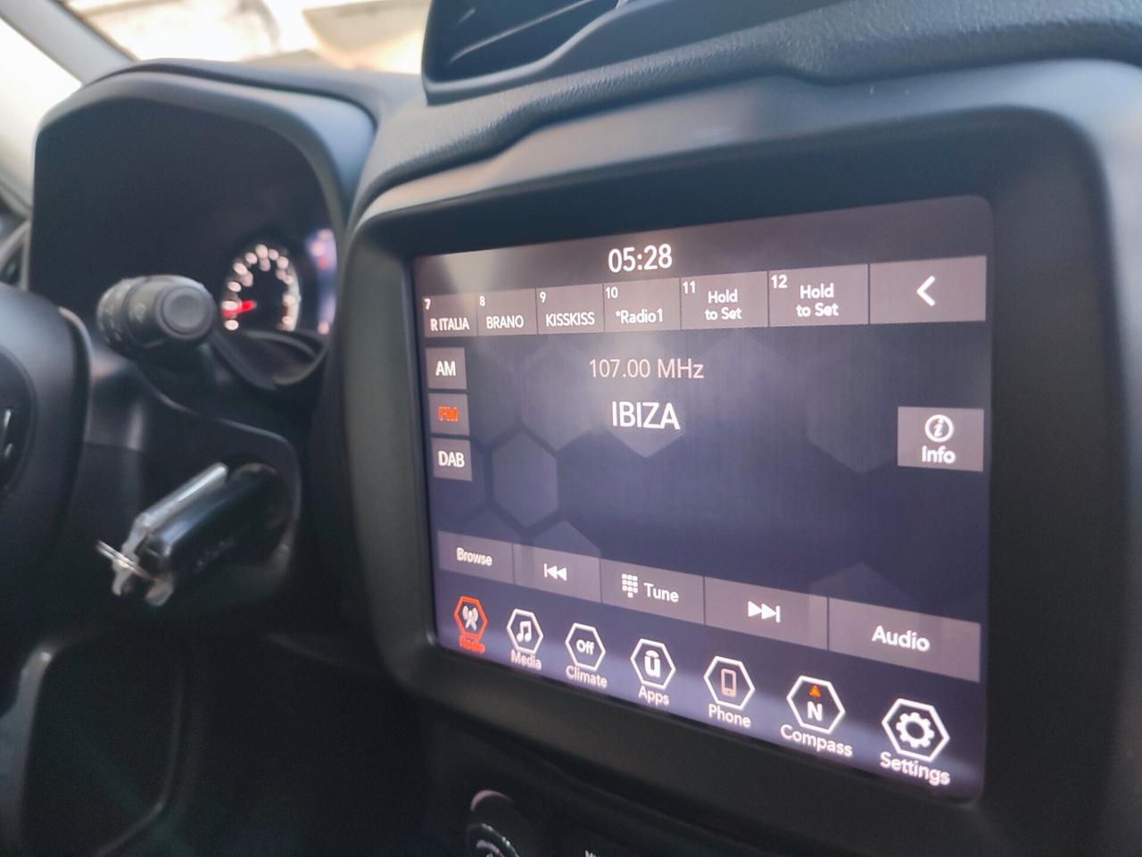 JEEP RENEGADE LIMITED 1.6 MJET 130 CV SCHERMO GRANDE DA VETRINA