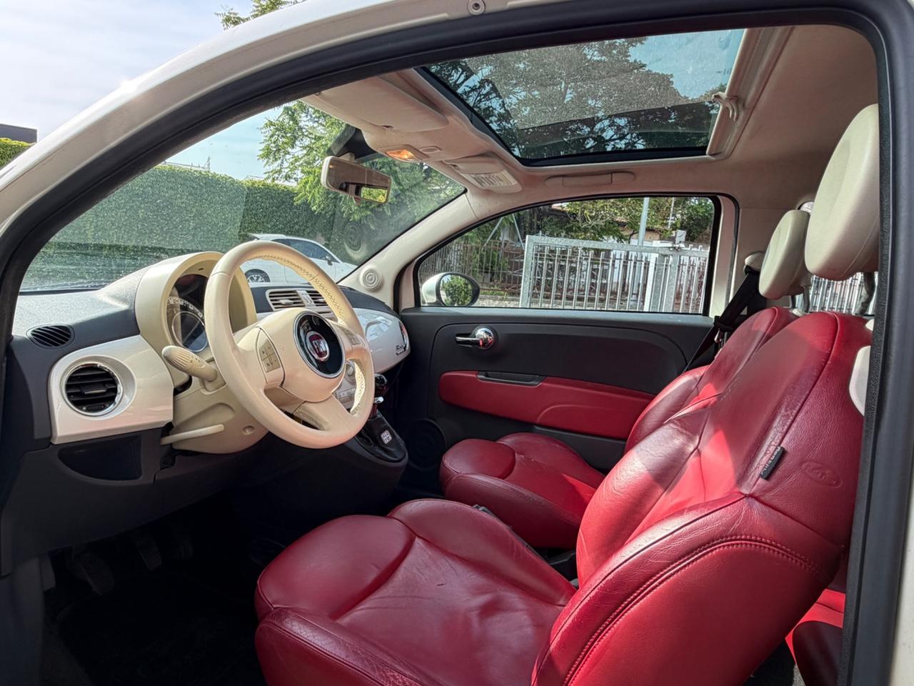 Fiat 500 1.3 Multijet 16V 75 CV by DIESEL PELLE BIANCO PERLATO NEOAPAT EURO 5