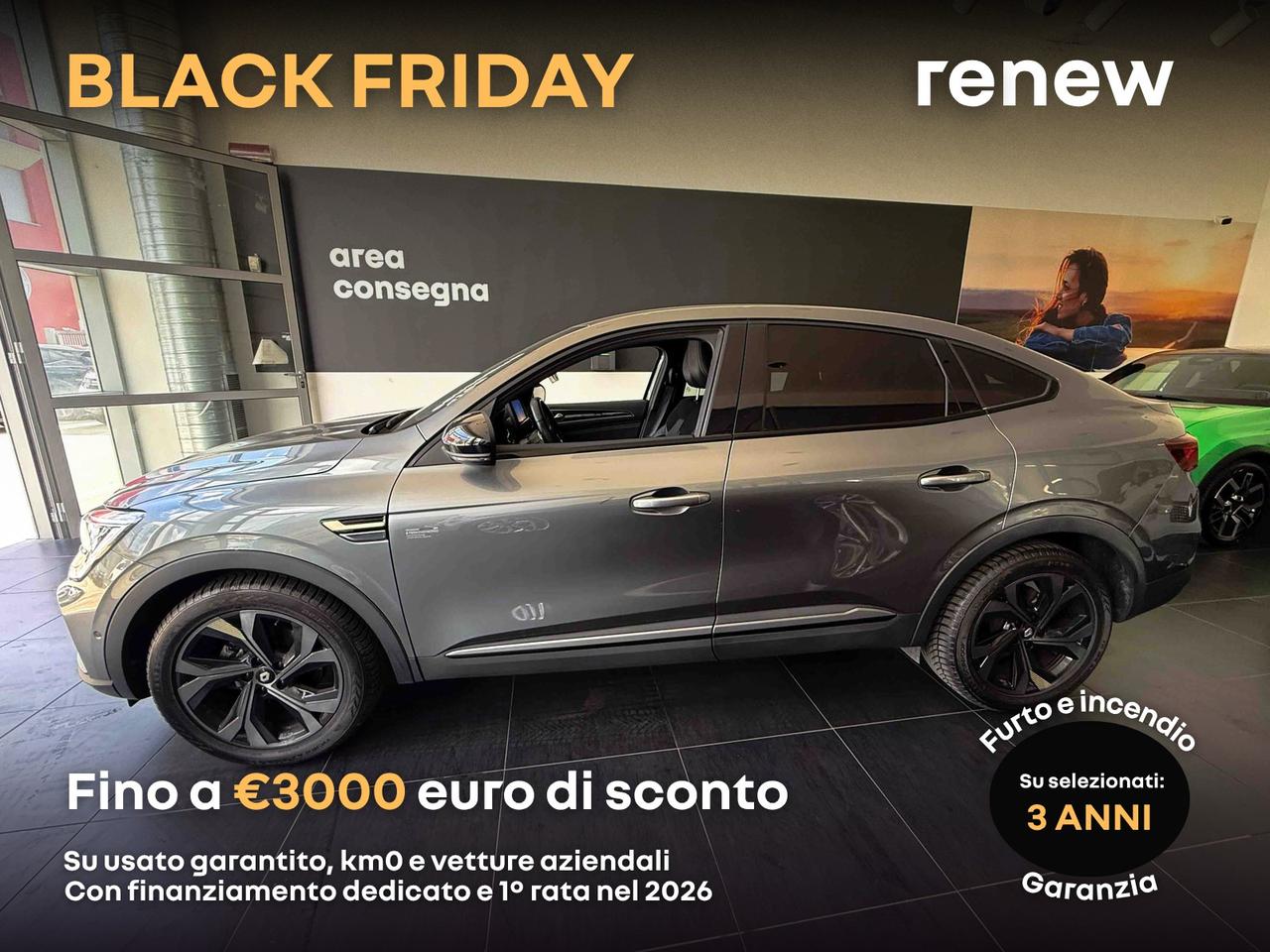 Renault Arkana 1.6 e-tech full hybrid e-tech engineered fast track 145cv