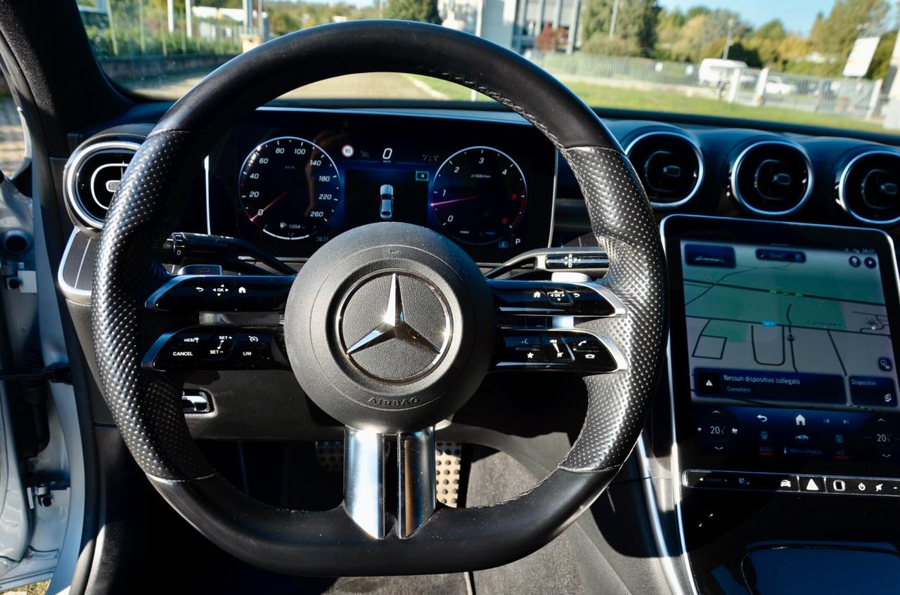 MERCEDES-BENZ C220d MHEV MILD HYBRID PREMIUM AMG LINE 197cv AUTO, UFF ITALIANA, SERVICE MERCEDES, HI-FI PREMIUM, FARI HIGH BEAM, RETROCAMERA, PERMUTE