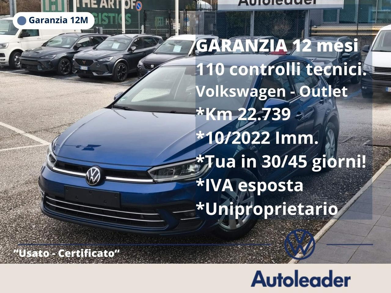 Volkswagen Polo 1.0 TGI 5p. Style