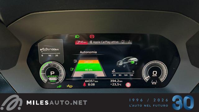 AUDI A3 40 TFSIe plug-in 140 km autonomia SONOS ACC