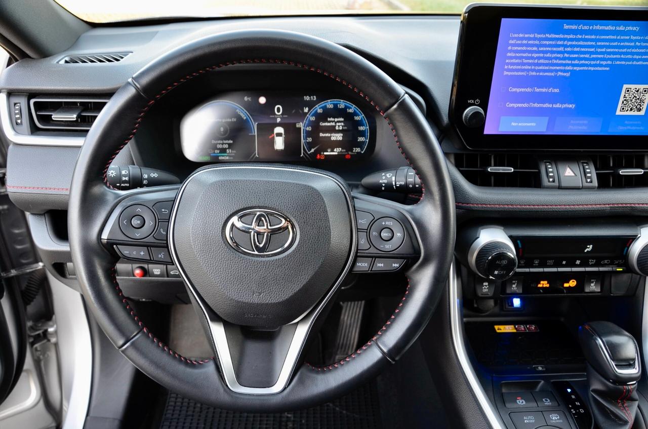TOYOTA RAV 4 2.5 VVT-IE PHEV PLUG IN DYNAMIC AWD 306cv E-CVT, SERVICE UFF TOYOTA, UNICOPROP, UFF ITALIANA, EURO 6D, NAVI, RETROCAMERA, PERMUTE