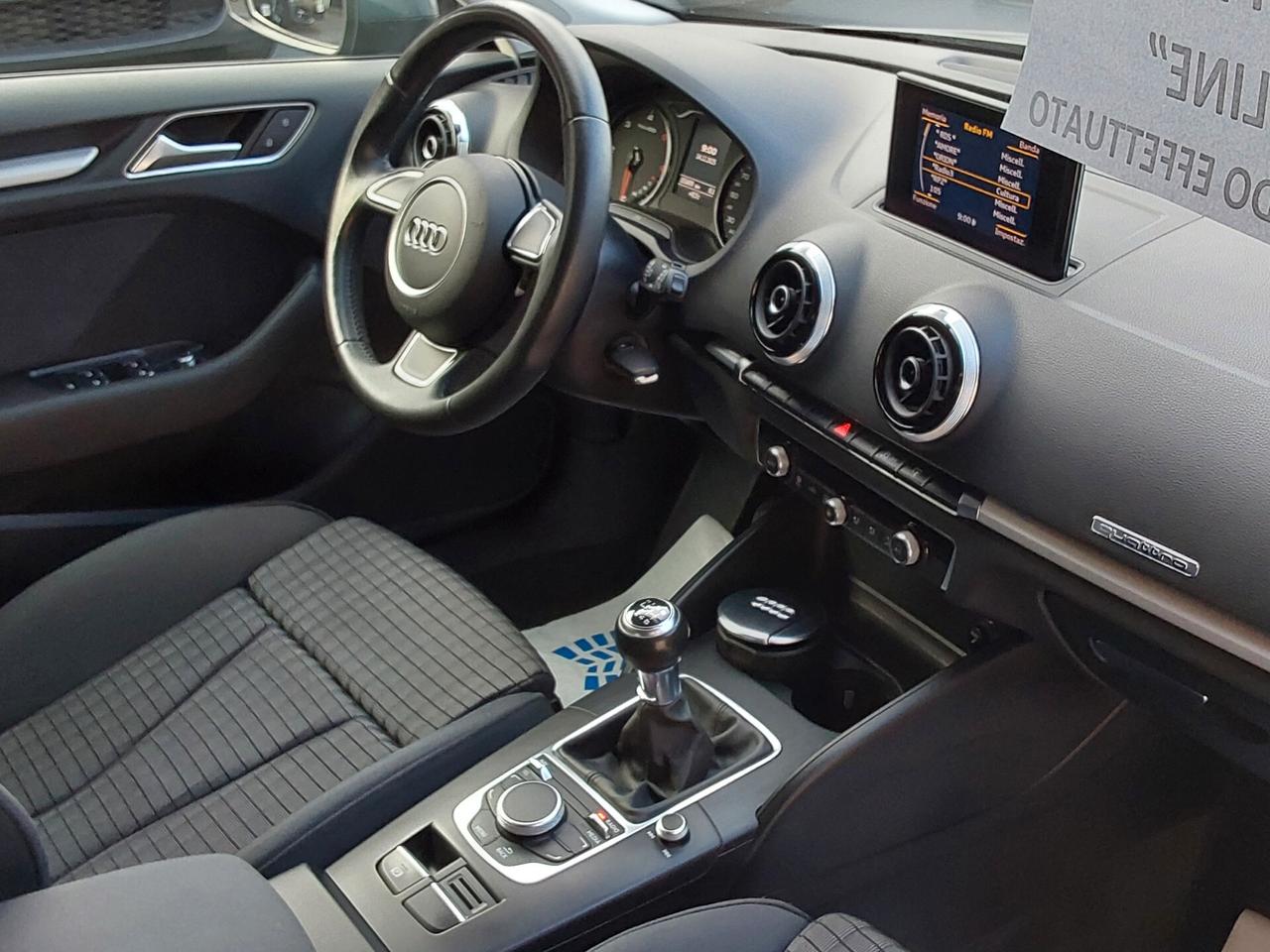 Audi A3 2.0 TDI 150 CV quattro S-LINE