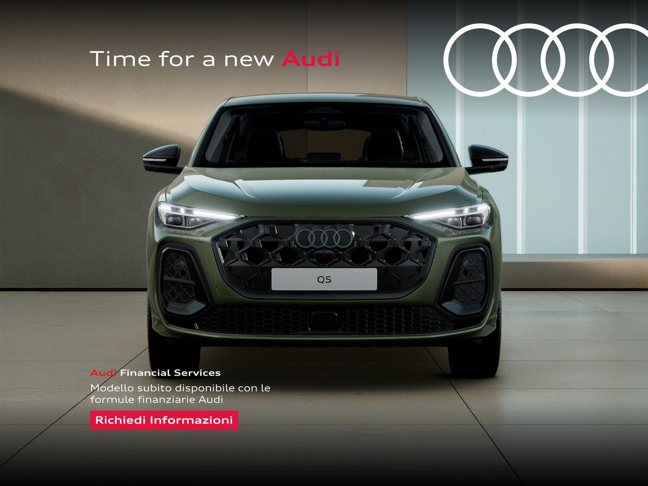 Audi Q5 sportback 2.0 tdi mhev+ s line edition quattro 204cv s-tronic