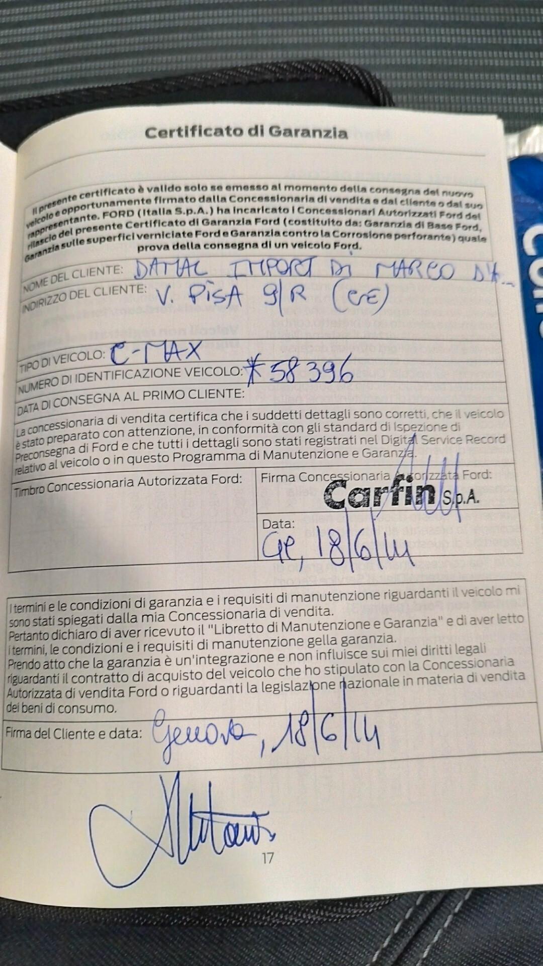 Ford C-Max 1.6 TDCi 115CV Titanium