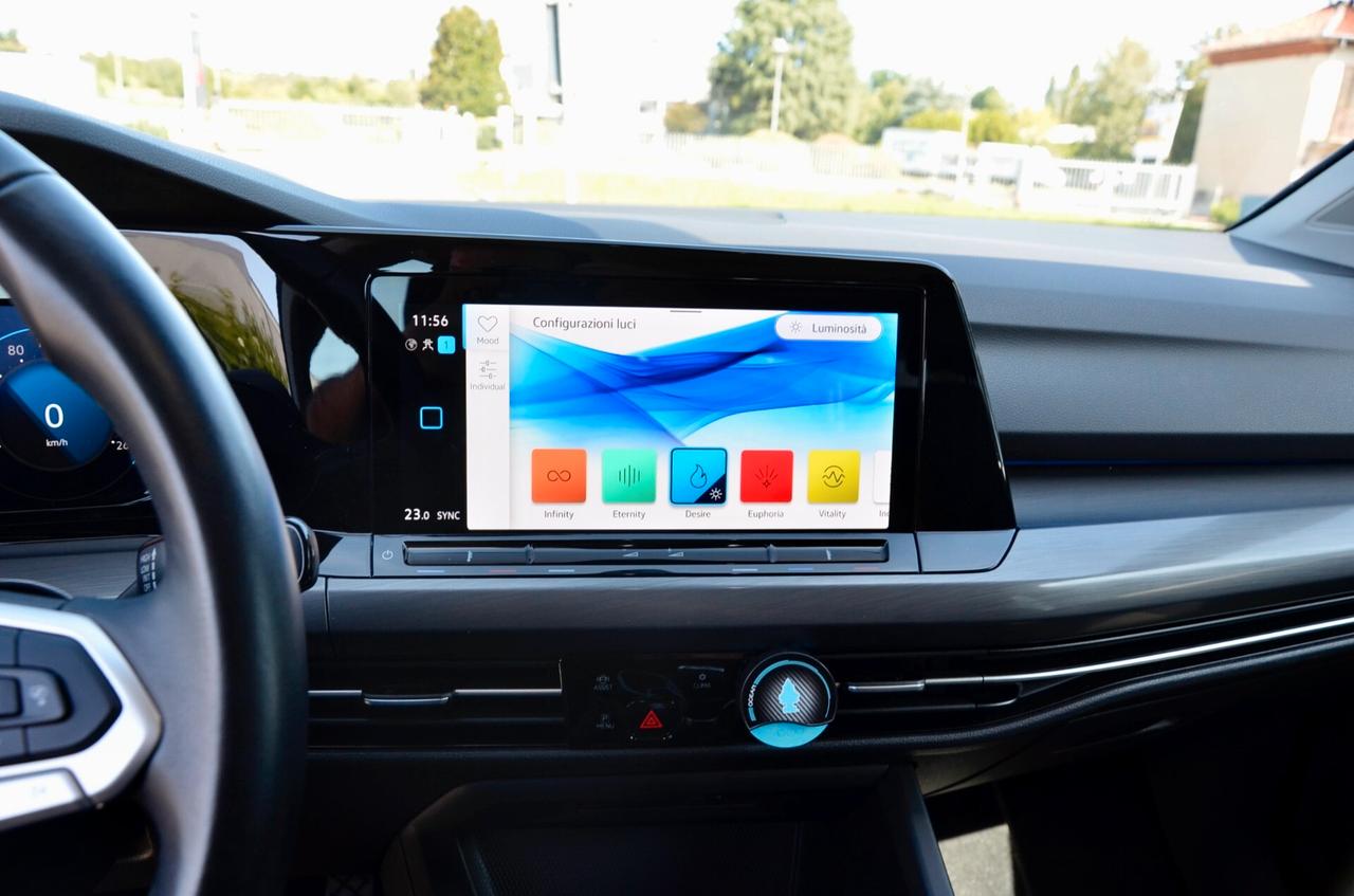 VOLKSWAGEN GOLF 1.5 TSI EVO STYLE 130cv, UFF ITALIANA, SERVICE UFF VW, EURO 6D, FARI IQ LED, NAVI, APPLE ANDROID, PERMUTE