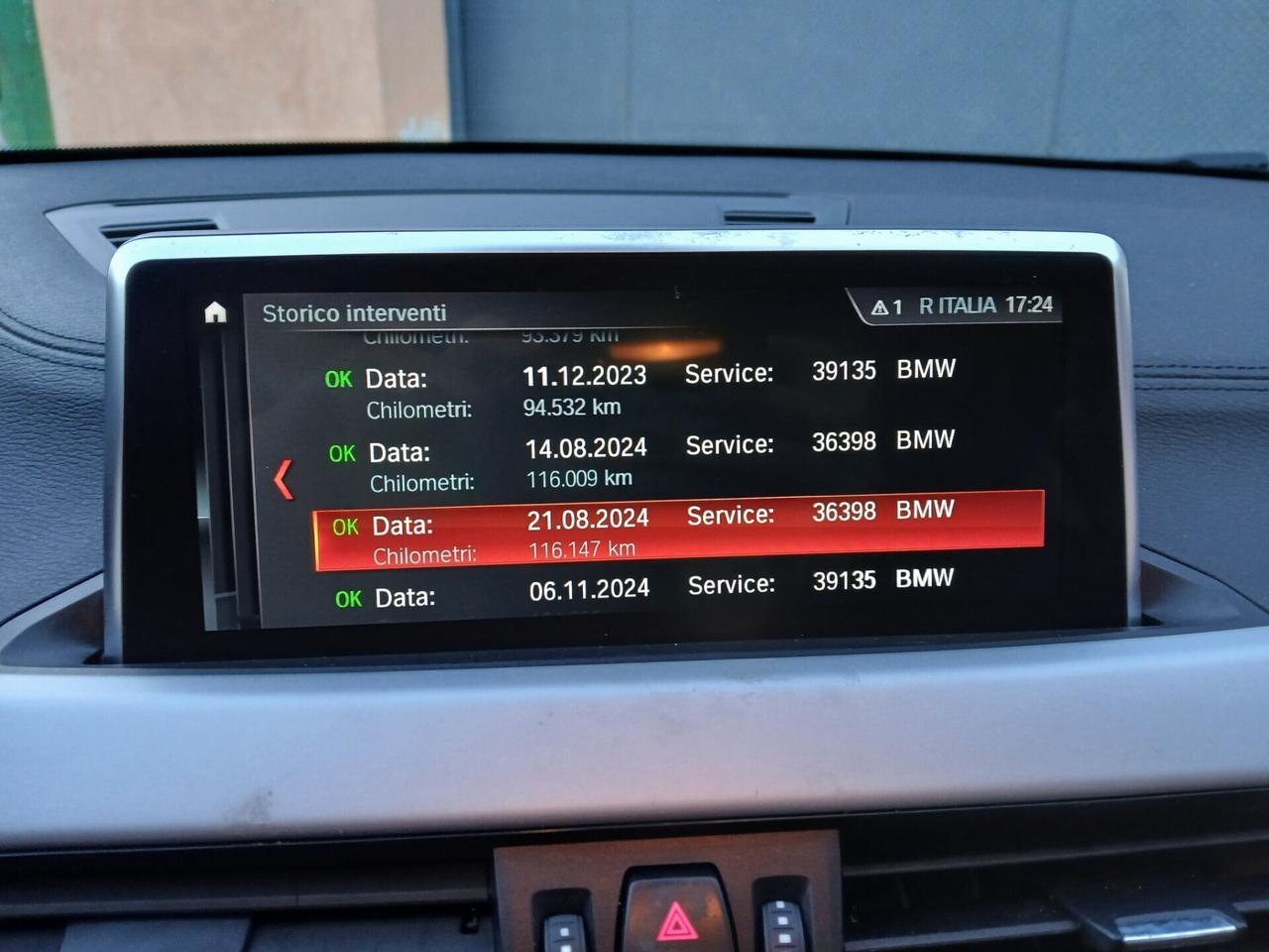 BmwX2 sDrive16d KM certificati 1proprietario NuovA