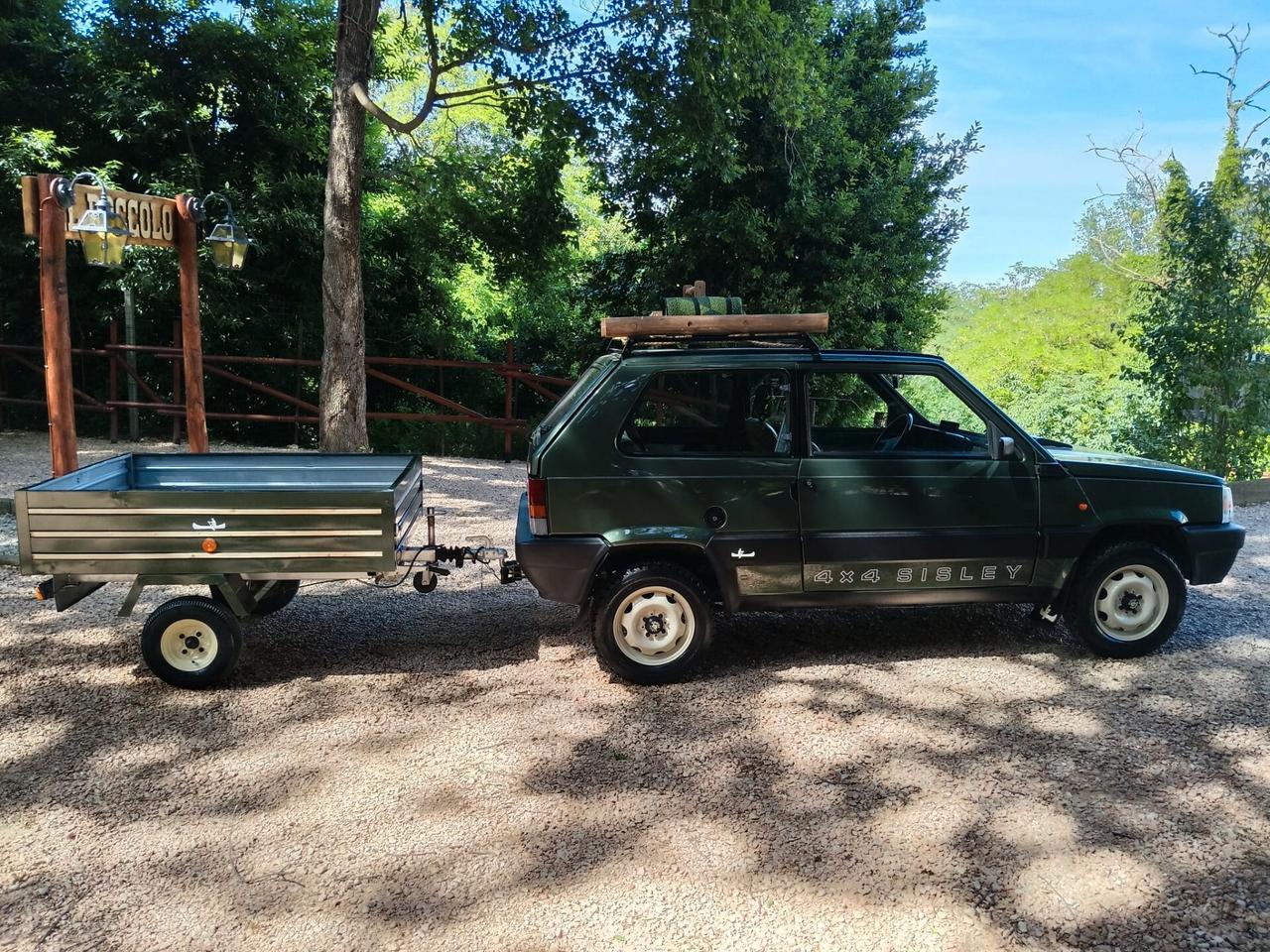 Fiat Panda 1000 4x4 Sisley + Carrello in tinta carrozzeria