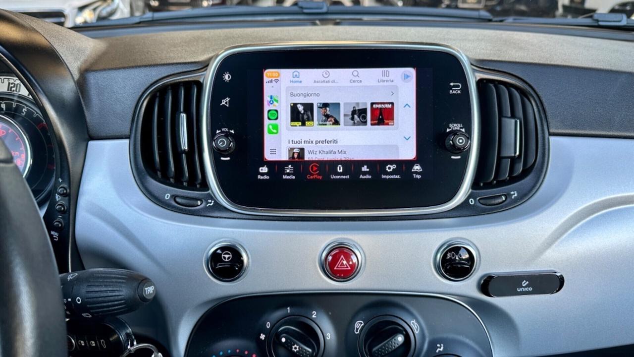 Fiat 500 1.0 Hybrid Hey Google