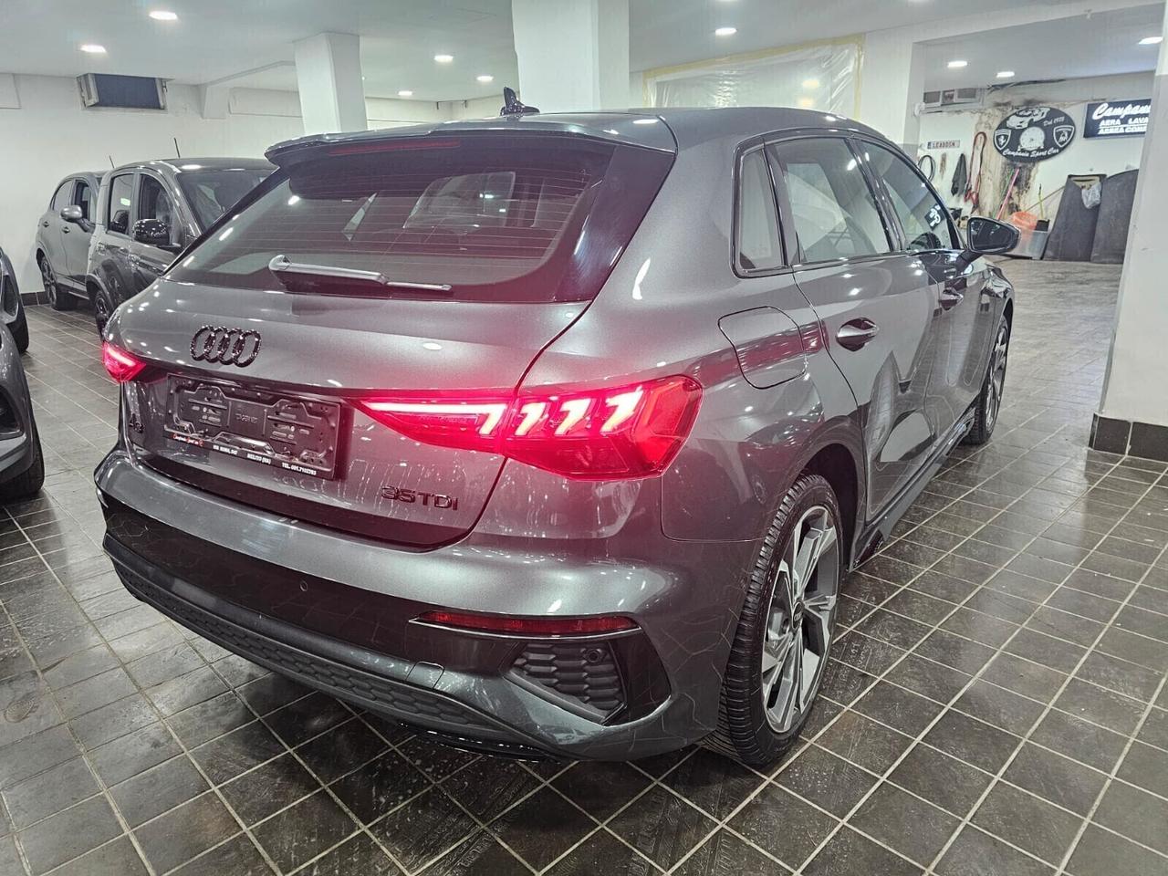 NUOVA AUDI A3 SPORTBACK S-LINE 35 TDI 150CV S-TRONIC IDENTITY BLACK