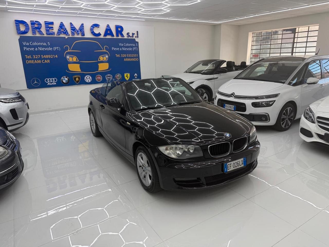 BMW 118d Cabrio 2.0 143Cv 5p. Diesel -Ok Neopatentati