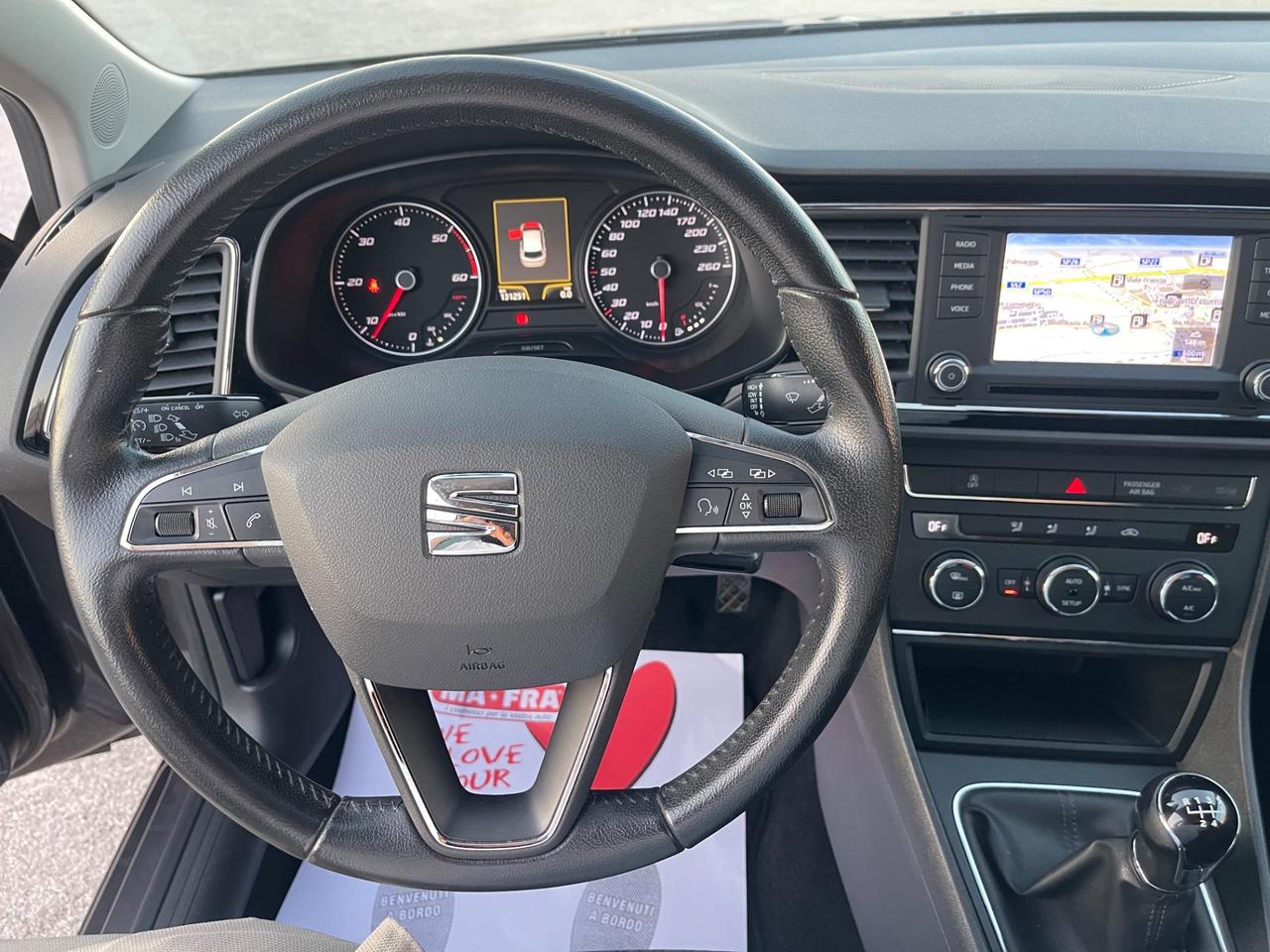 SEAT LEON 1.6 TDI 105CV BERLINA FULL NAVI MY15