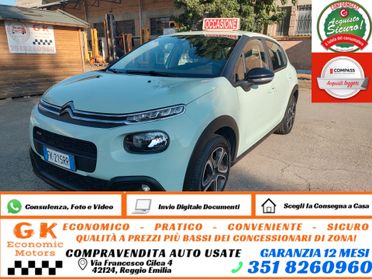 Citroen C3 PureTech 68 Feel, BENZINA, OK NEOPATENTATI, GARANZIA L.12 MESI