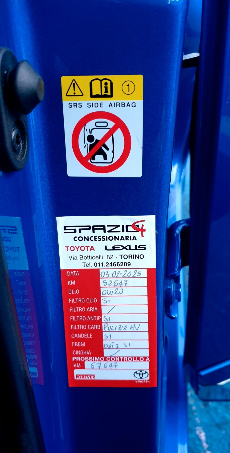 TOYOTA YARIS 1.5 BENZINA/HYBRID FULL OPTIONAL KM 62MILA