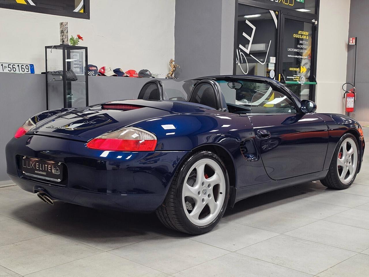 Boxster 3.2 S MANUALE _ BLU LAPIS _ 3.2S _ SERVICE BOOK _ PELLE ALCANTARA _ GARANZIA 12 MESI