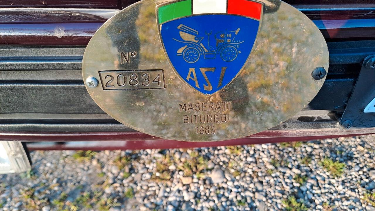 Maserati Biturbo 1 serie senza mabc