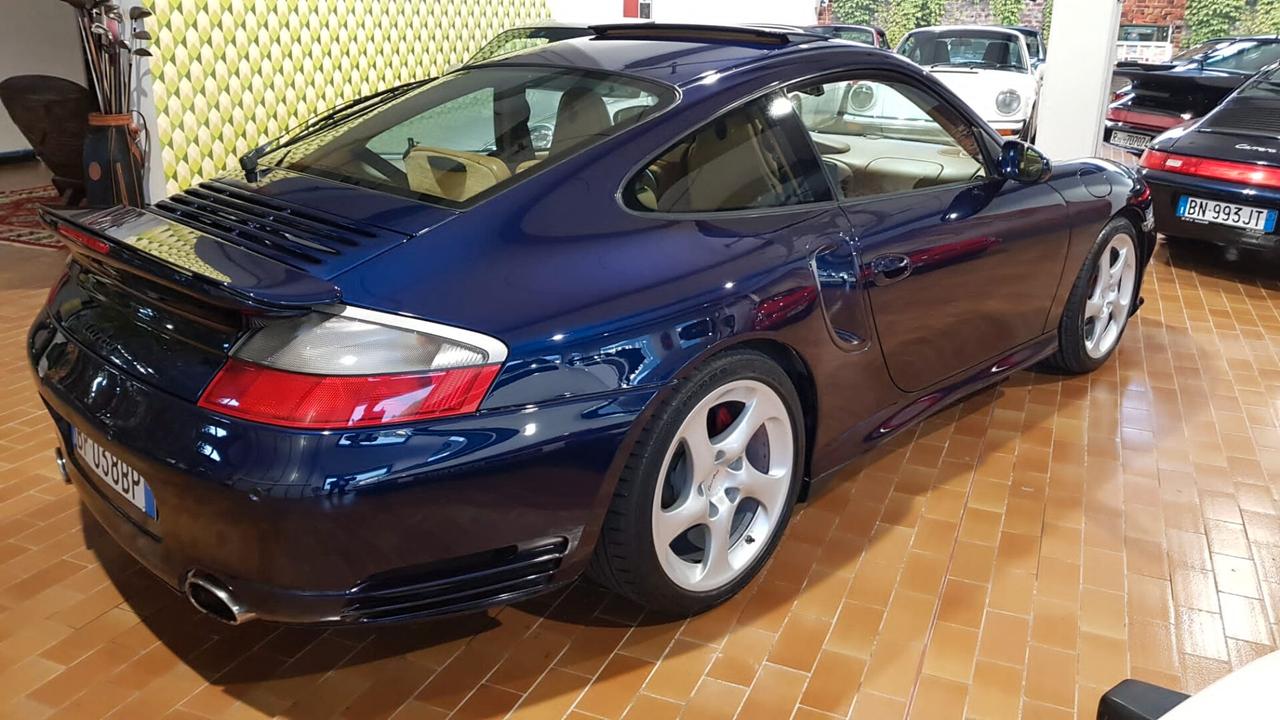 Porsche 911 996 Turbo Coupé book service Asi Blu Lapis
