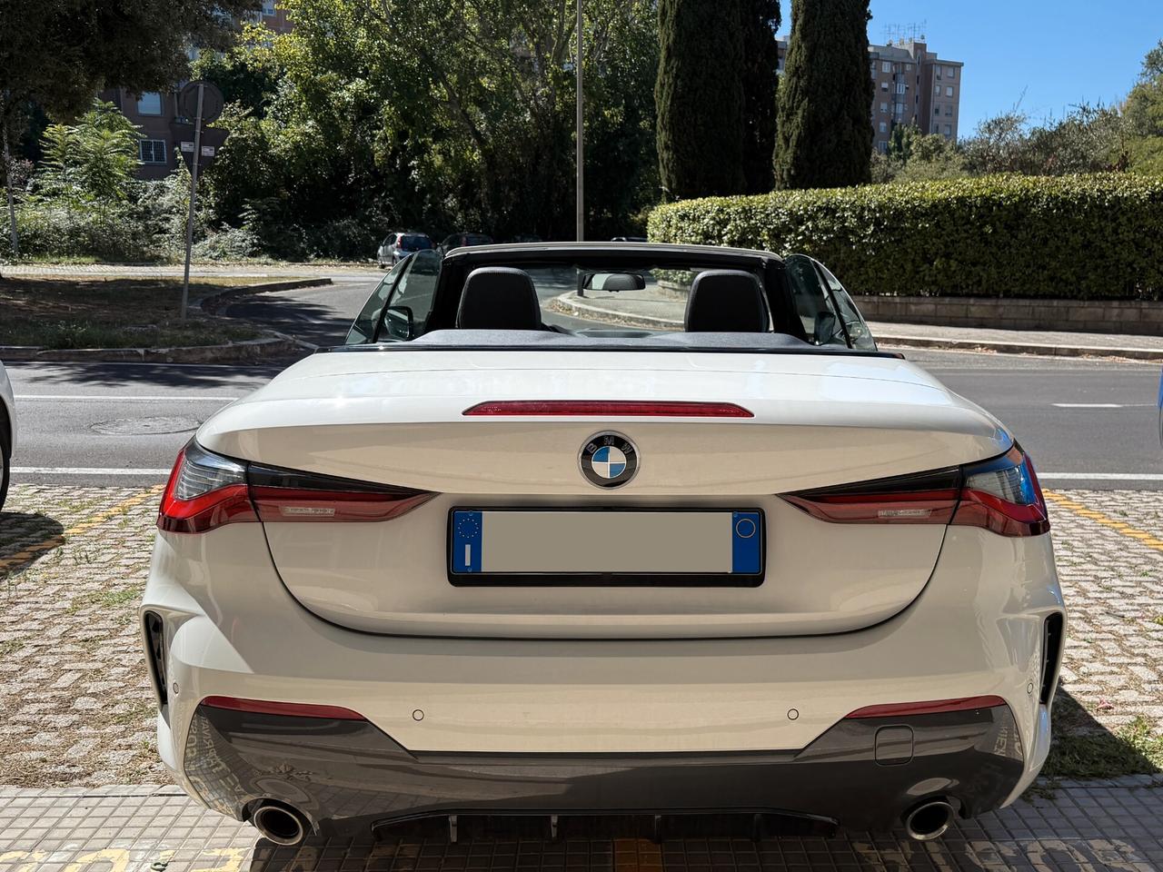 Bmw 420 i M Sport Cabrio full optional prezzo reale no vincolo finanziamento air scarf leve al volante
