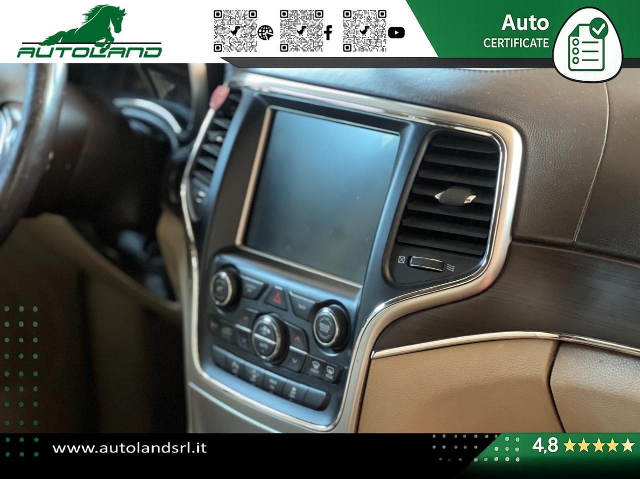 Jeep Grand Cherokee 3.0 crd V6 Overland 250cv auto