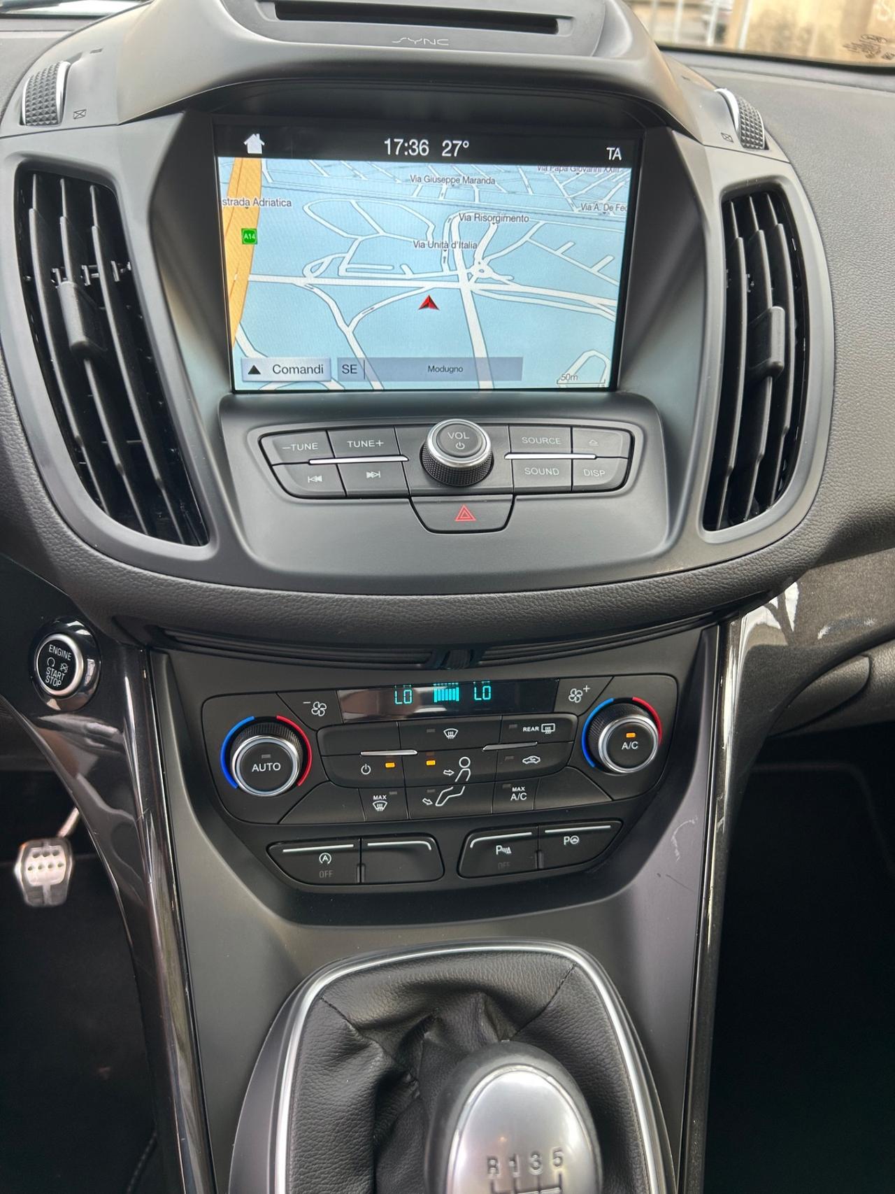 Ford Kuga ST-Line 1.5 TDCI 120 cv 2017 navi retroc