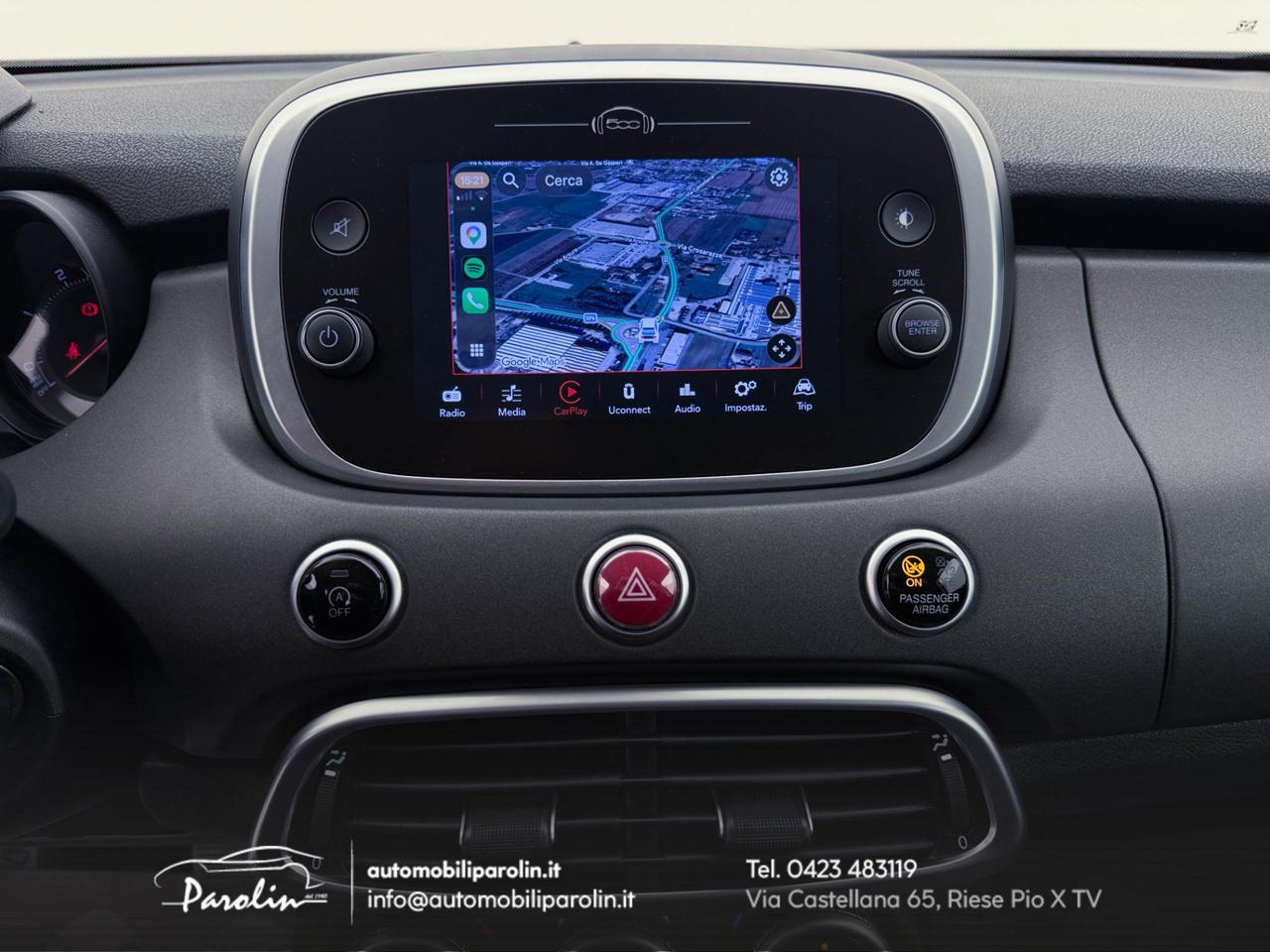 Fiat 500 X 500X 1.6 mjt Cross 4x2 DCT CarPlay-Winter pack