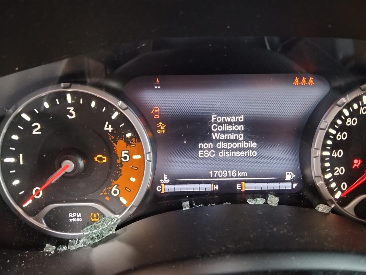 Jeep Renegade 1.6 Mjt 120cv 2017 SINISTRATA
