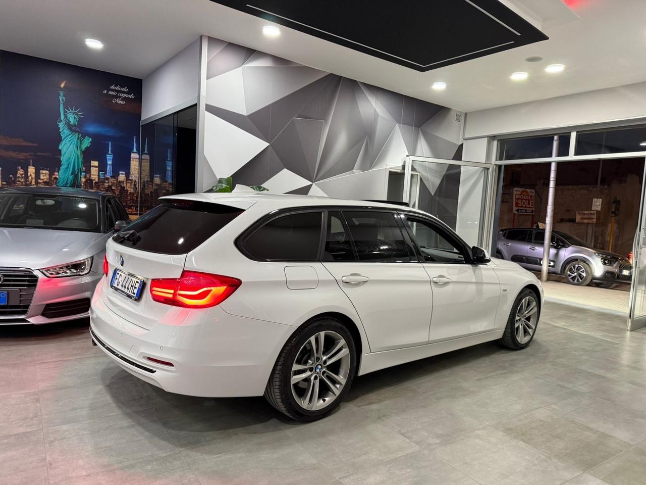 Bmw 318 318d Touring Sport Tetto Apribile-2017