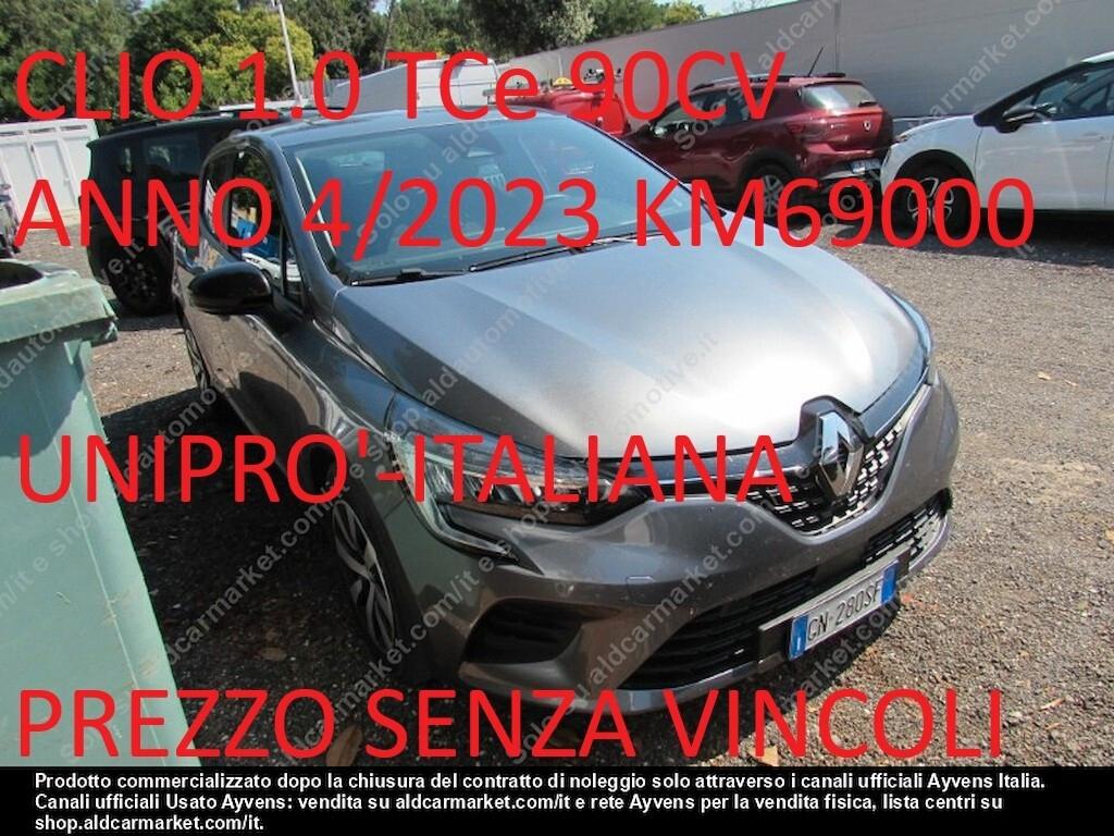 Renault Clio 1.0 90CV EQUILIBRE UNIPRO' FATTURABILEPREZZO SENZA VINCOLIGARANZIA 12 MESI️