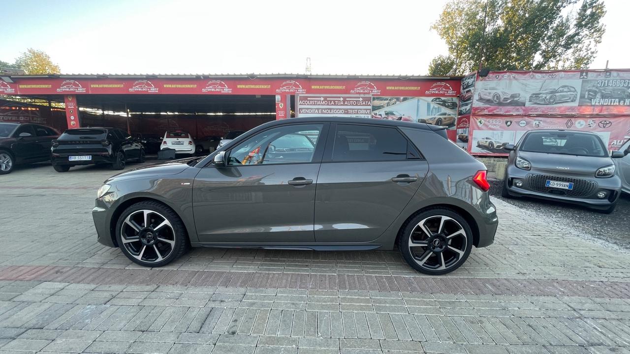 Audi A1 SPORTBACK| S-LINE| 116CV |LUCI AMBIENTE |RETROCAMERA |CERCHI 18'' | PELLE| PRONTA CONSEGNA|
