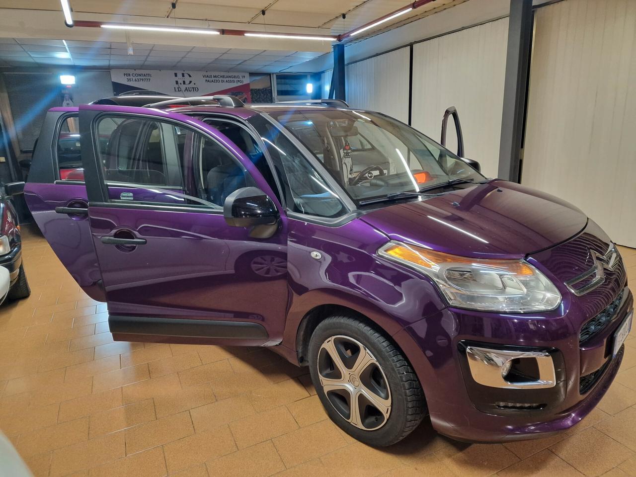 Citroen C3 Picasso 1.6 diesel, anno 2017, 172 mila chilometri