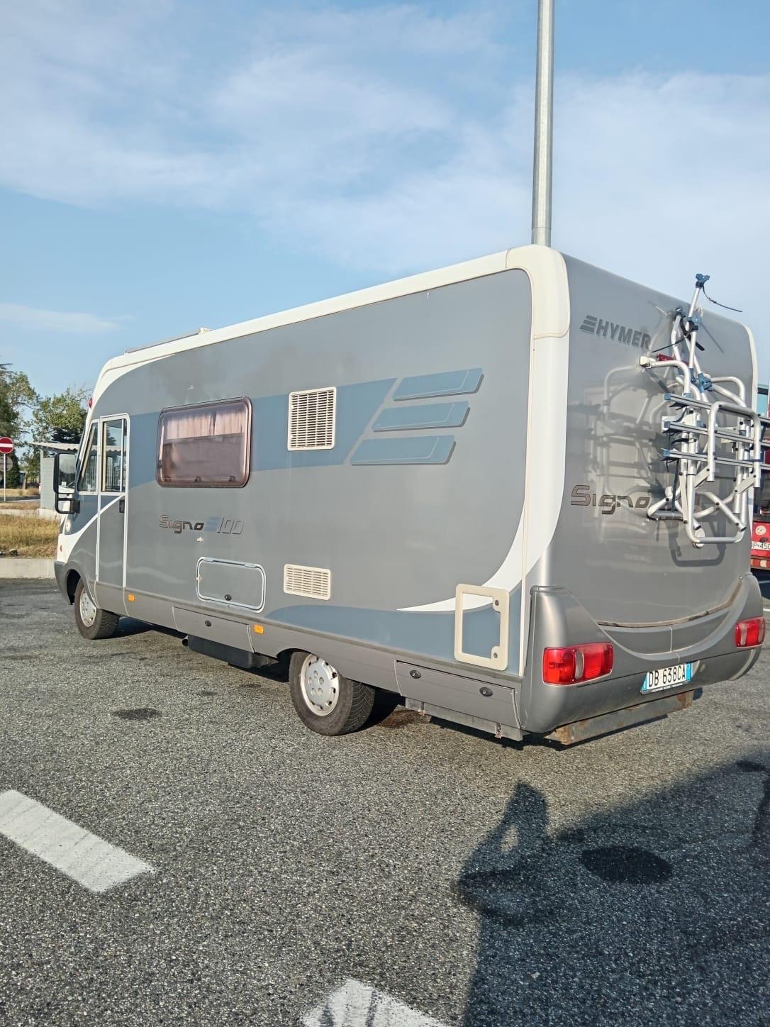 HYMER SIGNO 100 DEL 06 UNI PRO WEBASTO aria ACCESSORIATO IN SALDO