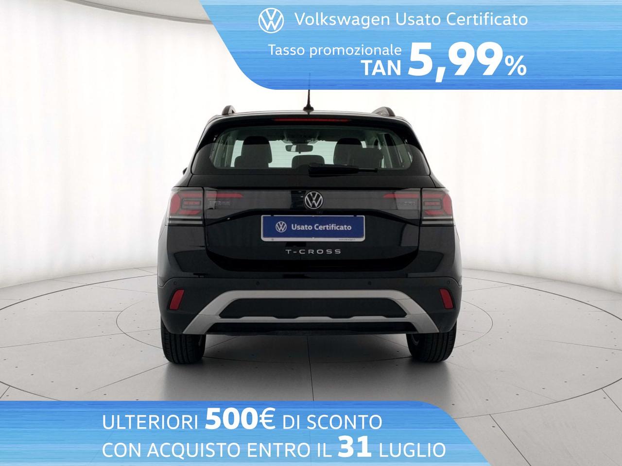 Volkswagen T-Cross 1.0 tsi life 95cv