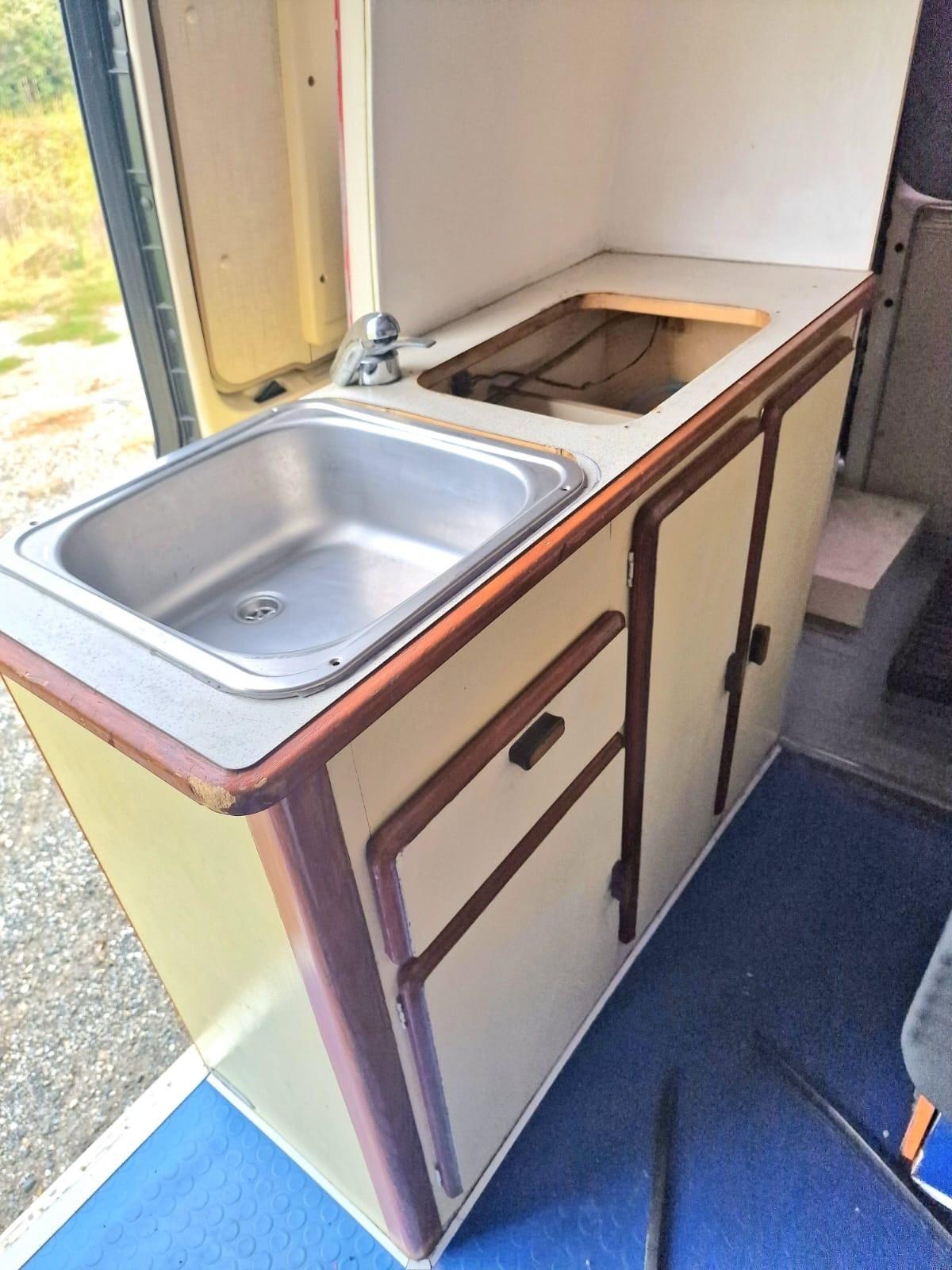 938 camper puro fiat 290 sinistrato del 1991 in saldo