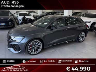 Audi A3 RS 3 SPB TFSI quattro S tronic FINANZIABILE