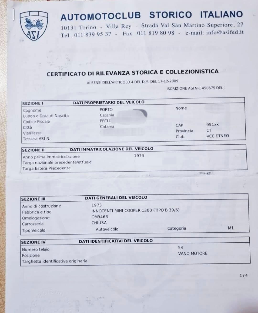 Innocenti Mini Cooper 1.3